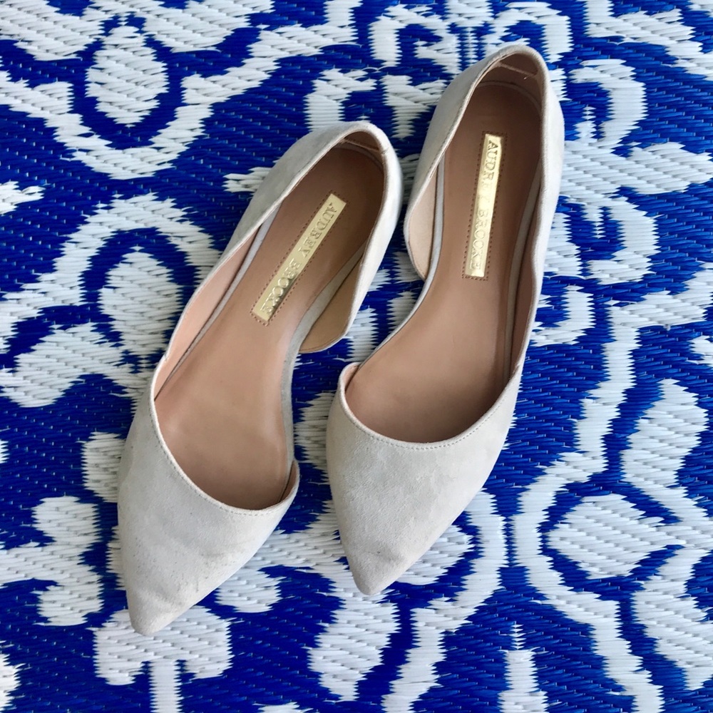 Audrey Brooke Pointed Toe Flats